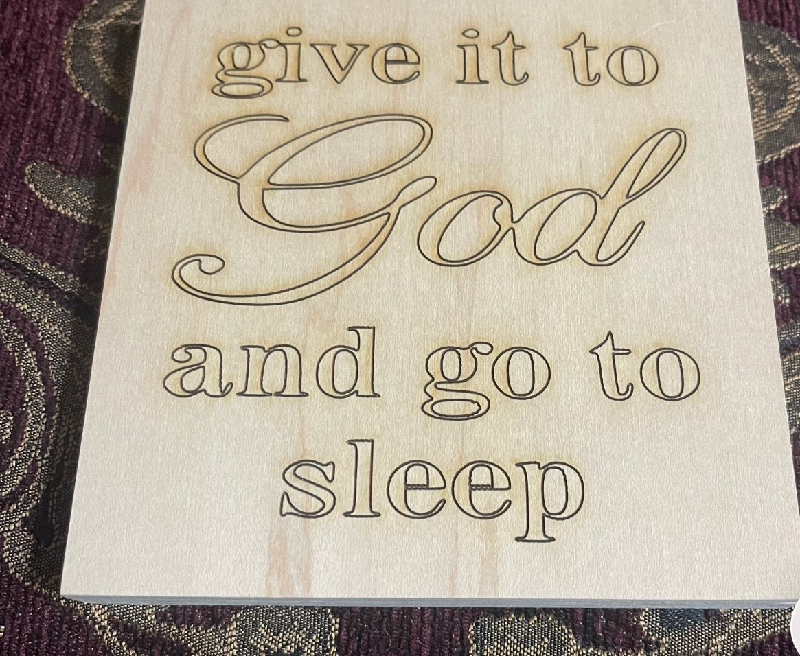 3 PLAQUE UNDLE Wood inspirational Plaques